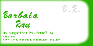 borbala rau business card